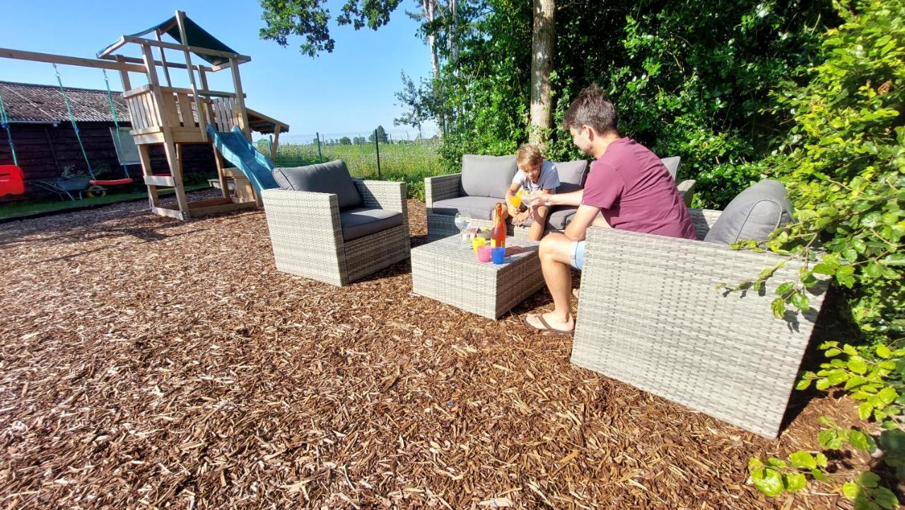Vakantiewoning Met Permanent Verwarmd Zwembad En Sauna Koekelare 外观 照片